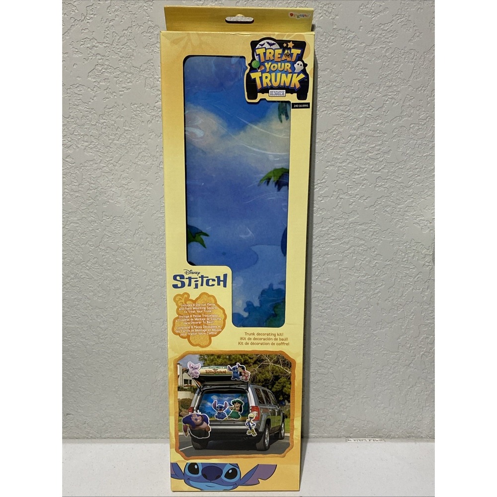 Trunk or Treat Kit Disney Lilo & Stitch Car SUV Halloween Trick Treating NEW